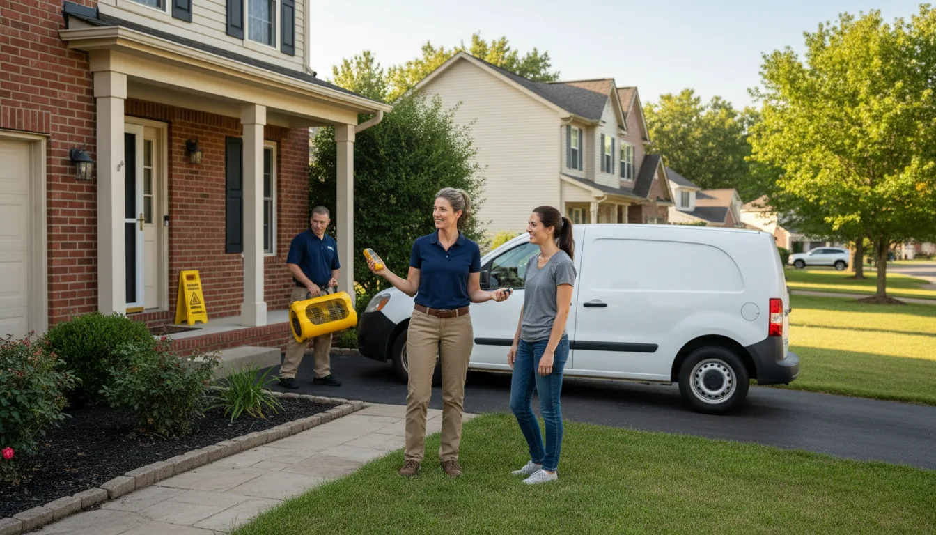 Water restoration image for Water Damage & Restoration Services in Cedarcreek, MO